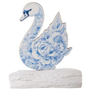 Κεραμικό Βραχάκι με Κύκνο Κ1002 6.5εκ