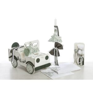 Σετ Βάπτισης Ξύλινο Αυτοκίνητο "Vintage Safari Explorer" 2631