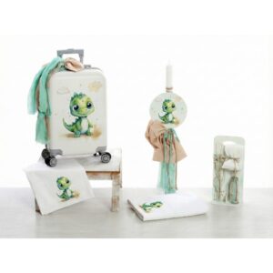 Σετ Βάπτισης Τρόλεϊ "Watercolor Dinosaur" 26203